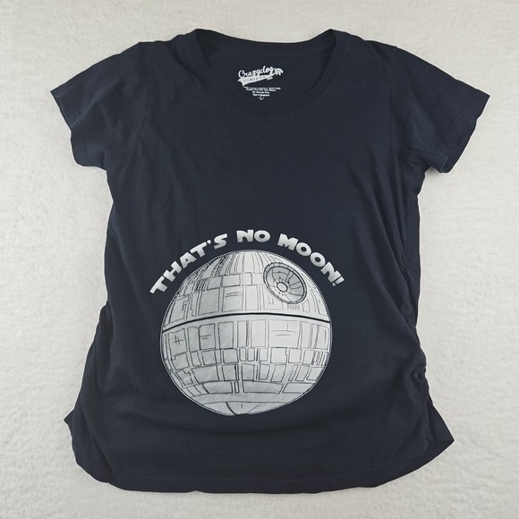 Maternity Thats No Moon Cute T Shirt Funny Pregnancy Announcement Baby‎ Bump Tee - Picture 2 of 8